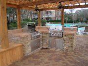 outdoor kitchen